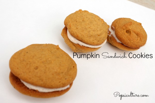 Pumpkin Sandwich Cookies