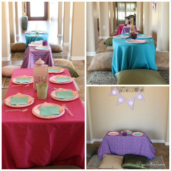 Arabian Nights Tablescapes